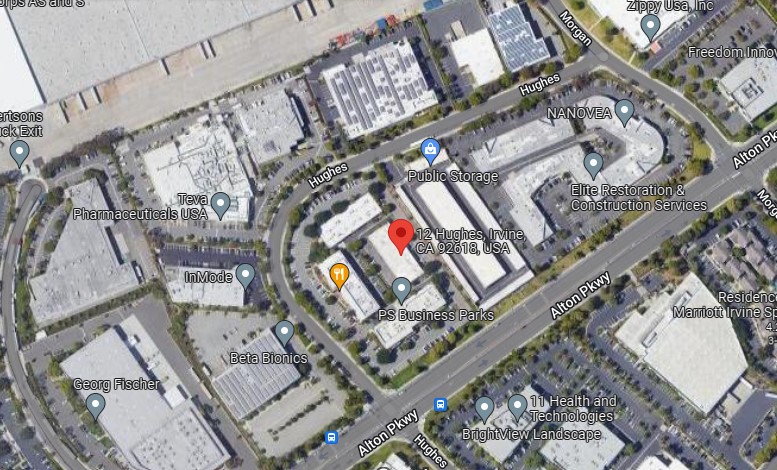 12 Hughes,Irvine,CA,92618,US Irvine,CA